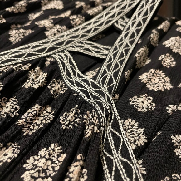 American Eagle b&w boho tank size mini dress sz M - Picture 2 of 12